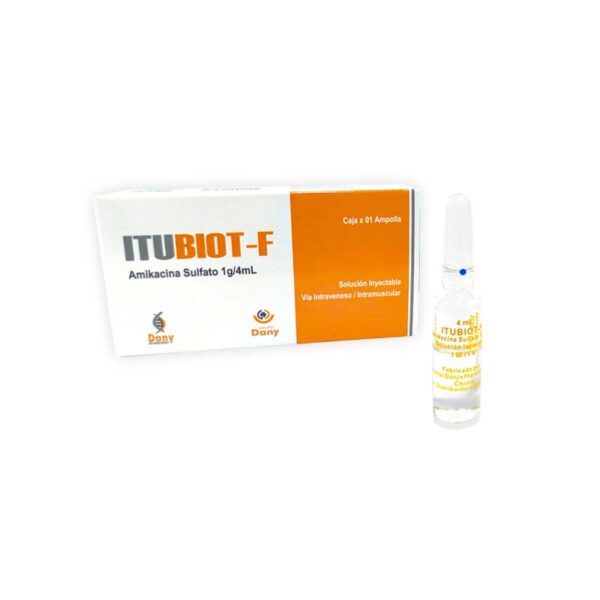 ITUBIOT F (AMIKACINA) 1G/4ML SOLUCION INYECTABLE C/1  - DANY