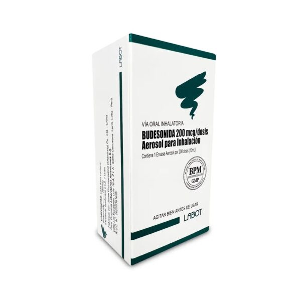 BUDESONIDA 200MCG/ DOSIS AEROSOL PARA INH. X 200 DOSIS - LABOT