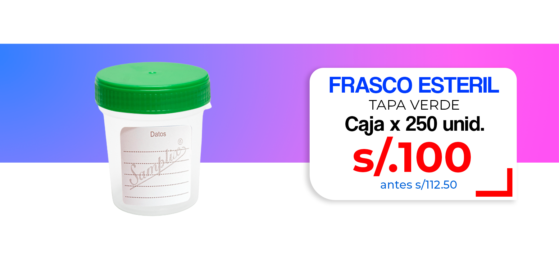 FRASCO TAPA VERDE