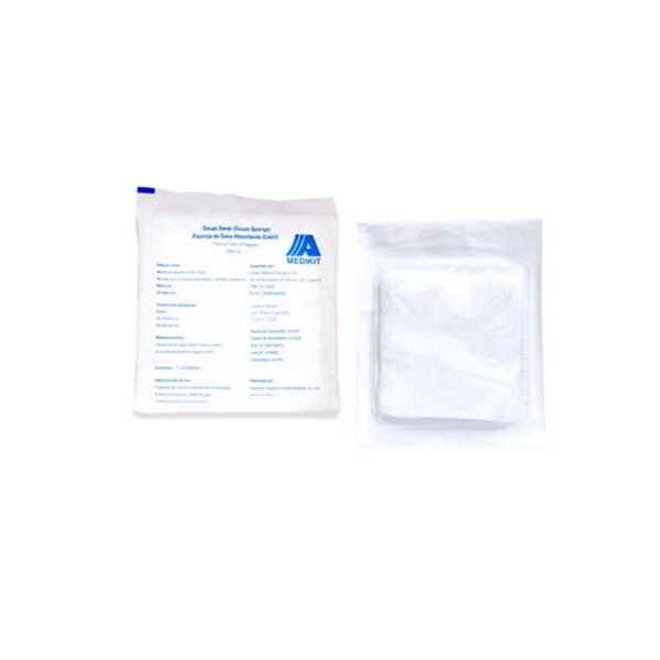 GASA FRACCIONADA ESTERIL 7.5 X 7.5 CAJA X 20 UND - MEDIKIT