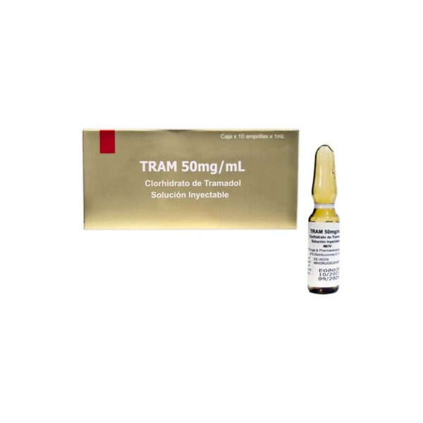 TRAM (CLORHIDRATO DE TRAMADOL) 50MG/ML SOLUCION INYECTABLE X 10 AMP  - JPS