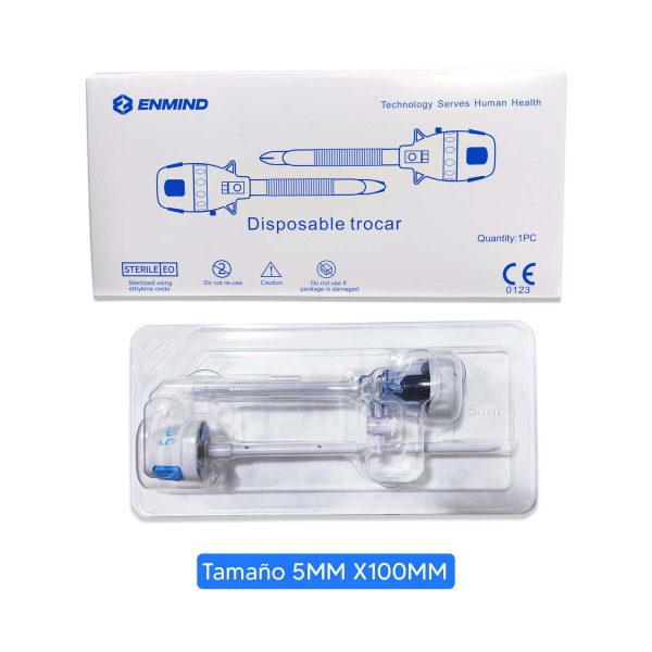 TROCAR PARA CIRUGIA LAPARASCOPICA 5 MM CAJA X 1 UND - ENMIND
