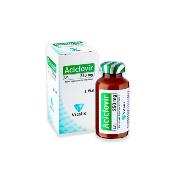 ACICLOVIR 250MG/ML SOLUCION INYECTABLE C/10 AMP - VITALIS