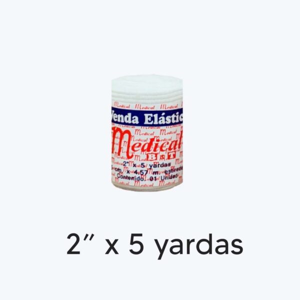 VENDA ELASTICA DE 2" - BOLSA X 120 UND - MEDICAL B&T