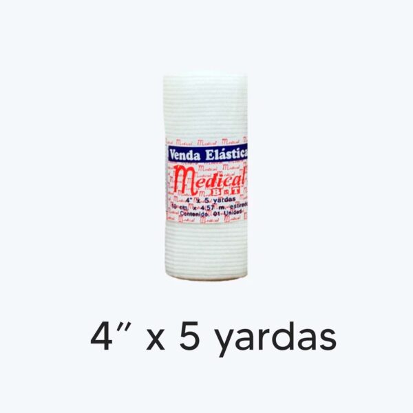 VENDA ELASTICA DE 4"  BOLSA X 100 UND  - MEDICAL B&T